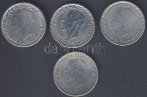 Svédország 1943-49. 1K Ag (4x) T:3,3+