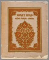Móra Ferenc: Könyes könyv. - - versei. Szeged, 1921., Engel Lajos, (Szeged,Délmagyarország-ny.), 141...