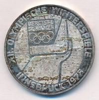 Ausztria 1976. 100Sch Ag "Innsbruck - XII. téli olimpia / Lesikló sánc" Hall-i verde T:AU ...