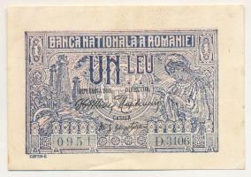 Románia 1915. 1L "0951 D.3106" T:XF
Romania 1915. 1 Leu "0951 D.3106" C:F
Krau...