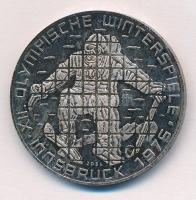 Ausztria 1976. 100Sch Ag "Innsbruck - XII. téli olimpia 1976 / Sielő" Hall-i verde T:AU (e...
