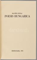 Illyés Gyula: Poesis Hungarica. Számozott (182./250), a szerző, Illyés Gyula (1902-1983) költő, író,...