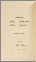 Illyés Gyula: Poesis Hungarica. Számozott (182./250), a szerző, Illyés Gyula (1902-1983) költő, író,...