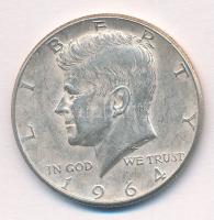 Amerikai Egyesült Államok 1964. 1/2$ Ag "Kennedy" T:AU,XF patina
USA 1964. 1/2 Dollar Ag ...