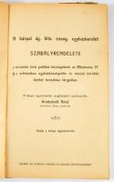 Kruttschnitt Antal: A bányai ágost. Hitv. Evang. Egyházkerület szabályrendelete és tiszti cím és név...