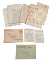 ca 1930 Vegyes biztosítós papírrégiség tétel