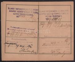 1916 Dr. Fieschler Mór a Zita királyné honvéd helyőrségi kórház ezredorvosának honvéd igazolványi kö...