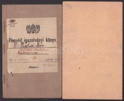 1916 Dr. Fieschler Mór a Zita királyné honvéd helyőrségi kórház ezredorvosának honvéd igazolványi kö...
