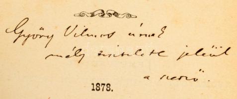 Csiky Gergely: Az ellenállhatatlan - vígjáték három felvonásban. Dedikált példány! Temesvár 1878. Sz...