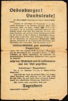 1921 Osztrák, magyarellenes röplap Sopron a népszavazás idejéből

1921 Austrian, anti-Hungarian le...