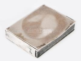 Ezüst (Ag) szelence, jelzés nélkül, 4,5x3,5 cm, 28,5g