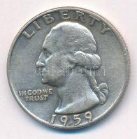 Amerikai Egyesült Államok 1959. 1/4$ Ag "Washington" T:XF lakkozott
USA 1959. 1/4 Dollar ...