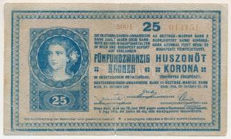 1918. 25K "3001" sima hátlap T:F,VG
Adamo K22/3
