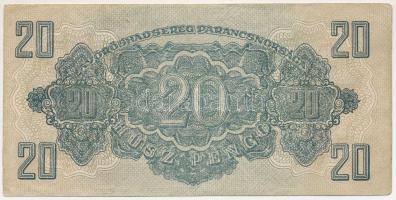 1944. 20P "A Vöröshadsereg Parancsnoksága", "CK 161488" T:XF,VF hajtatlan, de sa...