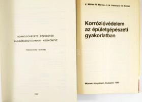 2 db könyv: K. Mörbe et al.: Korrózióvédelem az épületgépészeti gyakorlatban. Bp., 1986, Műszaki Kön...