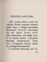 Kádár János elvtárs látogatása Borsod-Abaúj-Zemplén megyében, 1981. június 30., Július 1. és 2. [Két...
