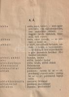Pastinszky János (szerk.):
Gyakorlati magyar-török szótár. Madsar ve türk lugat kitabi. I. rész. [U...