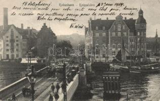 Copenhagen bridge and ship station