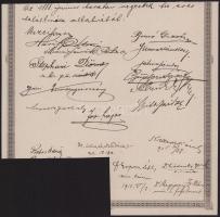 1888 A Debreceni Református Kollégium végzőseinek találkozója Szádeczky Guyla, Magyary Zoltán Pauler...
