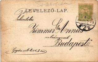 1905 Debrecen, utcakép. photo (EK)