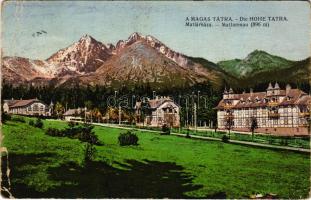 Matlárháza, Matliary, Tatranské Matliare (Magas-Tátra, Vysoké Tatry); szálloda. Kuszmann Gyula kiadá...