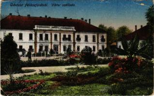 Félixfürdő, Baile Felix; Viktor szálloda (belső része). Engel József kiadása / hotel (kopott sarkak ...