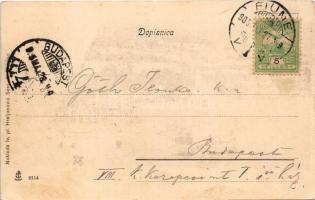 1905 Crikvenica, Cirkvenica; Kupaliste Terapie. Hreljanovic / fürdőzők, strand / beach, bathers