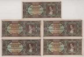 1945. 100.000P (10x) T:F-VG
Adamo P24