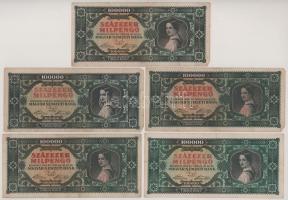 1946. 100.000MP (10x) T:F, egyik VG
Adamo P30