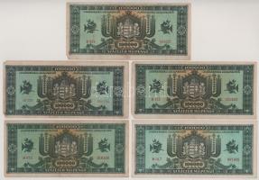 1946. 100.000MP (10x) T:F, egyik VG
Adamo P30