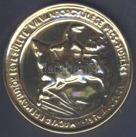 1976. MÉE VII. Vándorgyűlése Pécs-Mohács" porcelán emlékérem díszdobozban 86mm T:2