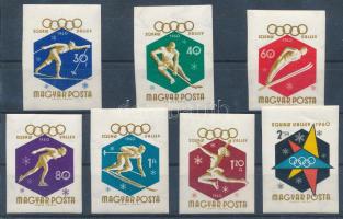 1960 Téli olimpia I. - Squaw Valley vágott sor