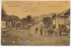 1911 Zsibó, Jibou; Wesselényi utcai részlet. Zörgő György kiadása 458. / street view (EB)