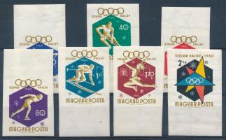 1960 Téli olimpia I. - Squaw Valley vágott ívszéli sor