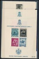 1939 100 éve született I. Károly blokk sor Mi 3-8 (Mi EUR 50.-)