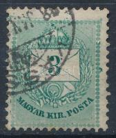 1881 3kr a jobboldali gyöngysoron összekapcsoló véséssel