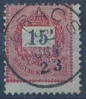 1888-1889 15kr "+ARÁCS"