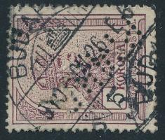 1909 Turul 5K P.M.K.B. perfinnel