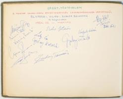 1954-1991 Rendkívüli sporttörténeti aláírás-gyűjtemény tétel!

"Ezen aláírás-gyűjtemény emlék...