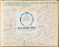 1954-1991 Rendkívüli sporttörténeti aláírás-gyűjtemény tétel!

"Ezen aláírás-gyűjtemény emlék...