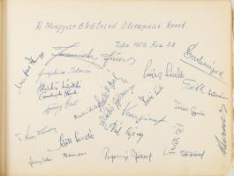 1954-1991 Rendkívüli sporttörténeti aláírás-gyűjtemény tétel!

"Ezen aláírás-gyűjtemény emlék...