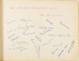 1954-1991 Rendkívüli sporttörténeti aláírás-gyűjtemény tétel!

"Ezen aláírás-gyűjtemény emlék...