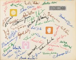 1954-1991 Rendkívüli sporttörténeti aláírás-gyűjtemény tétel!

"Ezen aláírás-gyűjtemény emlék...