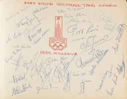 1954-1991 Rendkívüli sporttörténeti aláírás-gyűjtemény tétel!

"Ezen aláírás-gyűjtemény emlék...