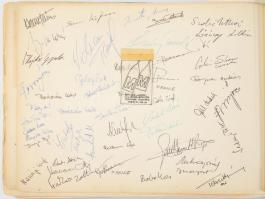 1954-1991 Rendkívüli sporttörténeti aláírás-gyűjtemény tétel!

"Ezen aláírás-gyűjtemény emlék...