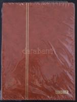 LINDNER Berakó 1170 32 fekete lappal barna borítóval, használatlan (sérült borító / damaged cover)