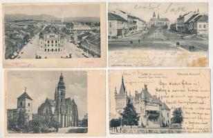 Kassa, Kosice - 25 db RÉGI, főleg 1905 előtti város képeslap / 25 pre-1945, mainly pre-1905 town pos...