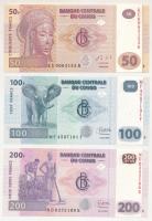 Kongó 2013. 50Fr + 2022. 100Fr + 2022. 200Fr T:UNC
Congo 2013. 50 Francs + 2022. 100 Francs + 2022....
