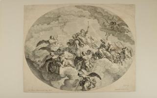 ca 1750 A Szűz megdicsőülése Szent Péterrel. Johann Daniel Herz ((1693-1754) után Joh. Gottfried Hai...