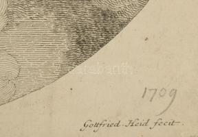 ca 1750 A Szűz megdicsőülése Szent Péterrel. Johann Daniel Herz ((1693-1754) után Joh. Gottfried Hai...